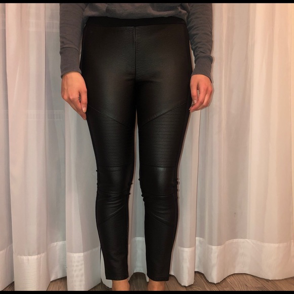 Faux Leather Leggings - Picture 1 of 3